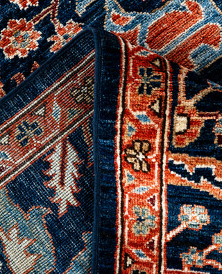 Serapi One of a kind Wool Blue Area Rug 8' 2" x 9' 11"