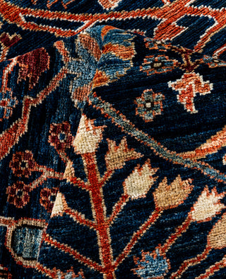 Serapi One of a kind Wool Blue Area Rug 8' 2" x 9' 11"