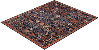 Serapi One of a kind Wool Blue Area Rug 8' 2" x 9' 11"
