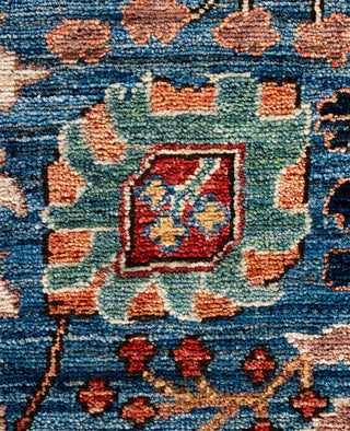 Serapi One of a kind Wool Light Blue Area Rug 8' 1" x 9' 11"