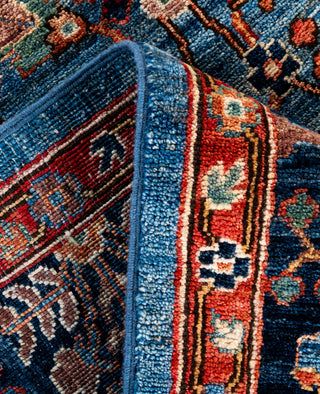 Serapi One of a kind Wool Light Blue Area Rug 8' 1" x 9' 11"