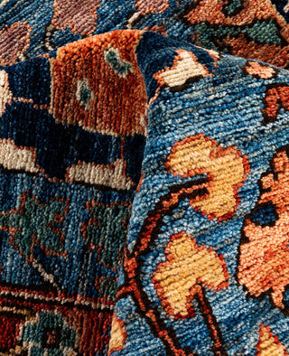 Serapi One of a kind Wool Light Blue Area Rug 8' 1" x 9' 11"