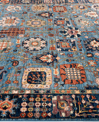 Serapi One of a kind Wool Light Blue Area Rug 8' 0" x 9' 8"