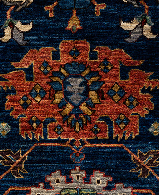Serapi One of a kind Wool Blue Area Rug 8' 1" x 10' 4"