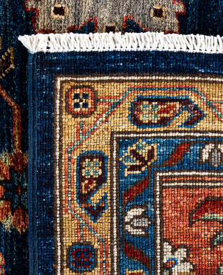 Serapi One of a kind Wool Blue Area Rug 8' 1" x 10' 4"
