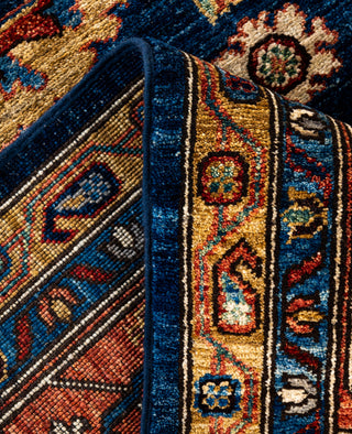Serapi One of a kind Wool Blue Area Rug 8' 1" x 10' 4"