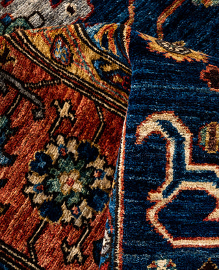 Serapi One of a kind Wool Blue Area Rug 8' 1" x 10' 4"