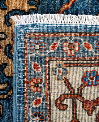 Serapi One of a kind Wool Light Blue Area Rug 7' 11" x 9' 10"