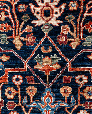 Serapi One of a kind Wool Blue Area Rug 8' 0" x 9' 9"