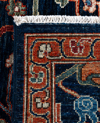 Serapi One of a kind Wool Blue Area Rug 8' 0" x 9' 9"
