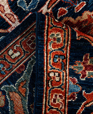 Serapi One of a kind Wool Blue Area Rug 8' 0" x 9' 9"