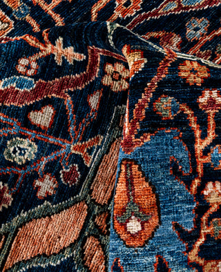 Serapi One of a kind Wool Blue Area Rug 8' 0" x 9' 9"