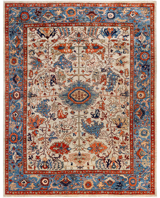 Serapi One of a kind Wool Light Gray Area Rug 8' 0" x 10' 0"