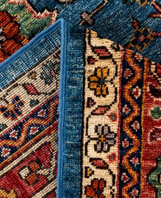 Serapi One of a kind Wool Light Blue Area Rug 8' 2" x 9' 10"
