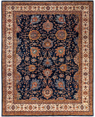 Serapi One of a kind Wool Blue Area Rug 8' 0" x 10' 1"