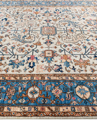 Serapi One of a kind Wool Light Gray Area Rug 8' 1" x 9' 10"