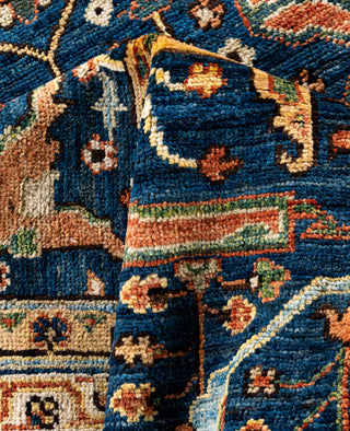 Serapi One of a kind Wool Blue Area Rug 8' 1" x 9' 9"