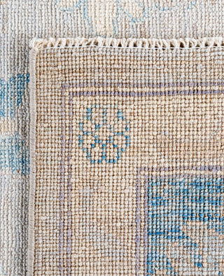 Oushak One of a kind Wool Light Gray Area Rug 9' 3" x 11' 10"