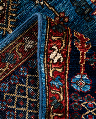 Serapi One of a kind Wool Light Blue Area Rug 5' 11" x 8' 10"