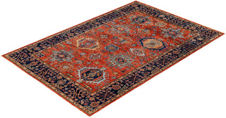 Serapi One of a kind Wool Red Area Rug 5' 11" x 8' 10"