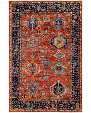 Serapi One of a kind Wool Red Area Rug 5' 11" x 8' 10"