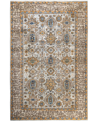Serapi One of a kind Wool Gray Area Rug 5' 10" x 8' 9"