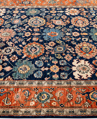 Serapi One of a kind Wool Blue Area Rug 6' 3" x 9' 2"