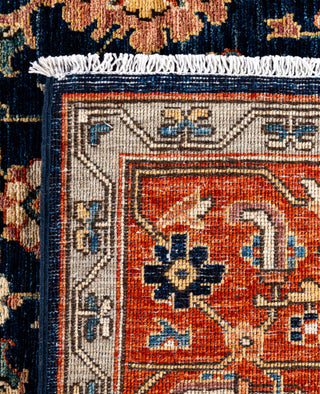 Serapi One of a kind Wool Blue Area Rug 6' 3" x 9' 2"