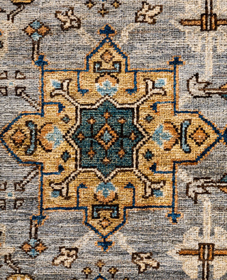 Serapi One of a kind Wool Gray Area Rug 6' 2" x 8' 11"