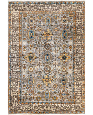 Serapi One of a kind Wool Gray Area Rug 6' 2" x 8' 11"