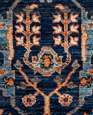 Serapi One of a kind Wool Blue Area Rug 6' 0" x 8' 11"