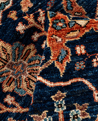 Serapi One of a kind Wool Blue Area Rug 6' 0" x 8' 11"