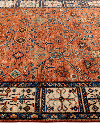 Serapi One of a kind Wool Red Area Rug 5' 11" x 9' 0"