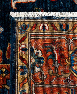 Serapi One of a kind Wool Blue Area Rug 6' 0" x 8' 10"