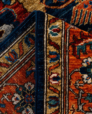 Serapi One of a kind Wool Blue Area Rug 6' 0" x 8' 10"