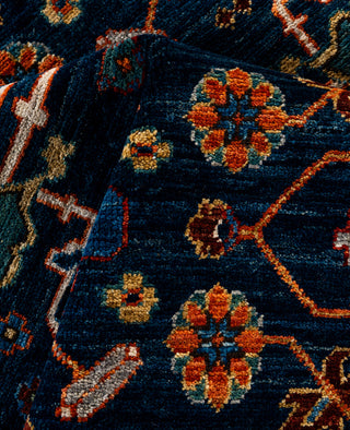 Serapi One of a kind Wool Blue Area Rug 6' 0" x 8' 10"