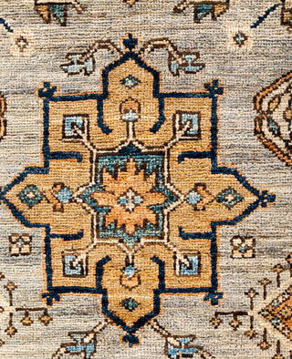 Serapi One of a kind Wool Gray Area Rug 6' 0" x 9' 1"