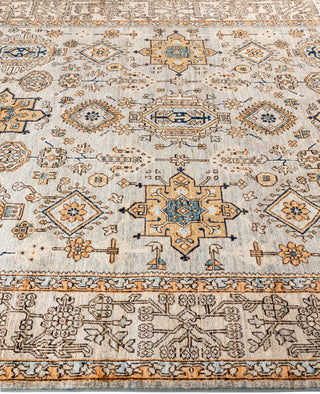 Serapi One of a kind Wool Gray Area Rug 6' 0" x 9' 1"