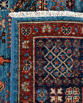 Serapi One of a kind Wool Light Blue Area Rug 6' 2" x 8' 9"