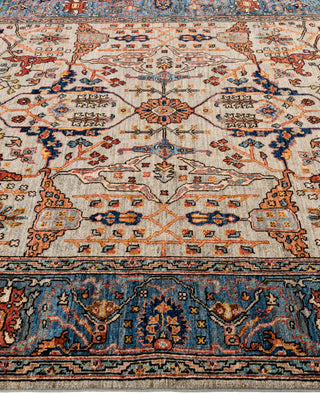 Serapi One of a kind Wool Light Gray Area Rug 5' 11" x 8' 9"