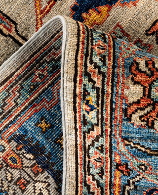 Serapi One of a kind Wool Light Gray Area Rug 5' 11" x 8' 9"