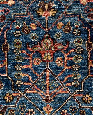 Serapi One of a kind Wool Light Blue Area Rug 6' 2" x 8' 11"