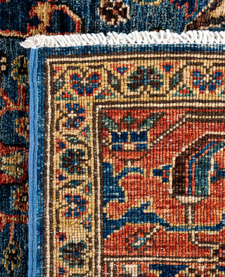 Serapi One of a kind Wool Light Blue Area Rug 6' 2" x 8' 11"