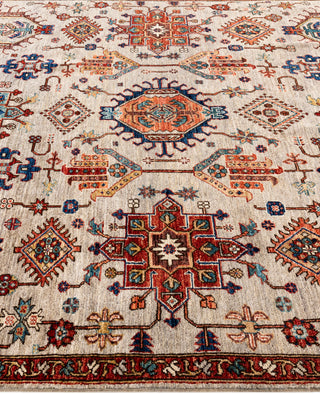 Serapi One of a kind Wool Gray Area Rug 5' 11" x 8' 10"