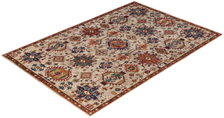 Serapi One of a kind Wool Gray Area Rug 5' 11" x 8' 10"