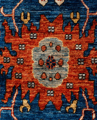 Serapi One of a kind Wool Blue Area Rug 6' 0" x 9' 1"