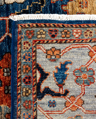 Serapi One of a kind Wool Blue Area Rug 6' 0" x 9' 1"
