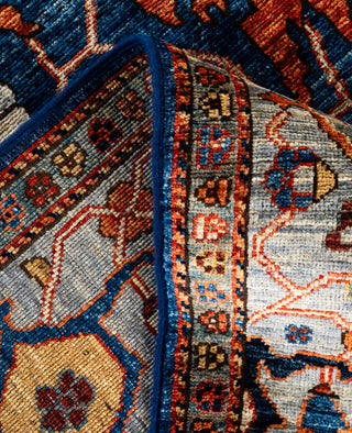 Serapi One of a kind Wool Blue Area Rug 6' 0" x 9' 1"