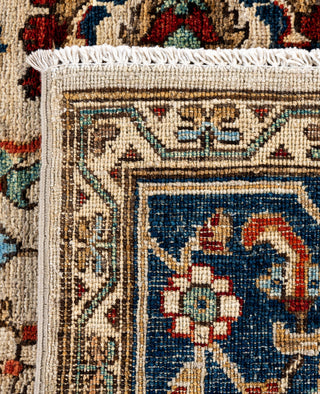 Serapi One of a kind Wool Ivory Area Rug 6' 0" x 9' 0"