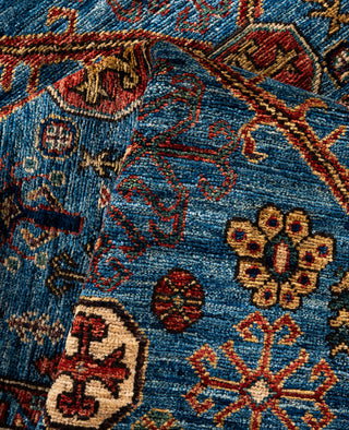 Serapi One of a kind Wool Light Blue Area Rug 5' 11" x 8' 11"